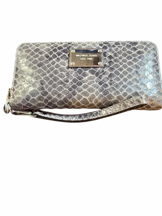 ✨ Michael Kors Cynthia Snakeskin Embossed Satchel & Matching Wallet Set ✨ - Picture 8 of 11